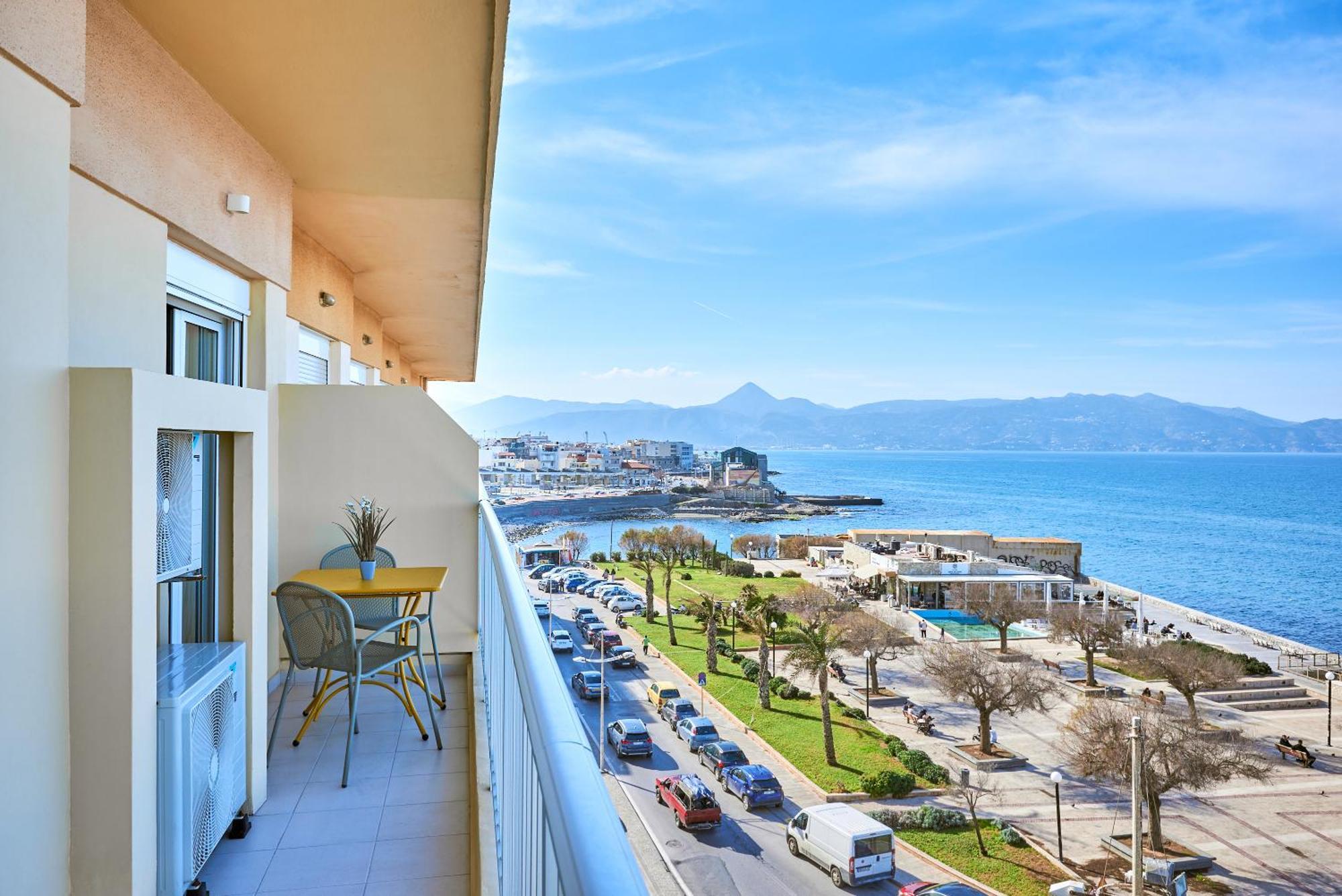 Crete - Heraklion Sea View Apartment 1 Buitenkant foto